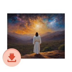 Alpha And Omega - Digital Download Art digital download, printable art, lds art, jesus art