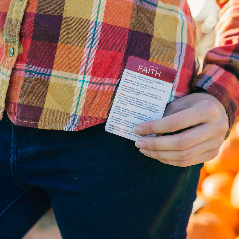 Articles of Faith Pocket Card - LDP-PKC325
