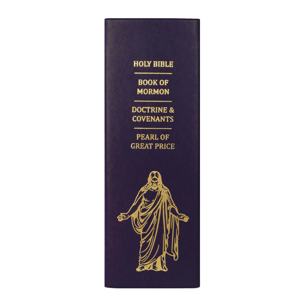 Hand-Bound Genuine Leather Quad - Violet - LDP-HB-RQ-VLT