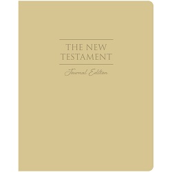 The New Testament Faux Leather Journal Edition - Large Print new testament journal edition