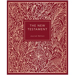 The New Testament Journal Edition - Burgundy new testament journal edition