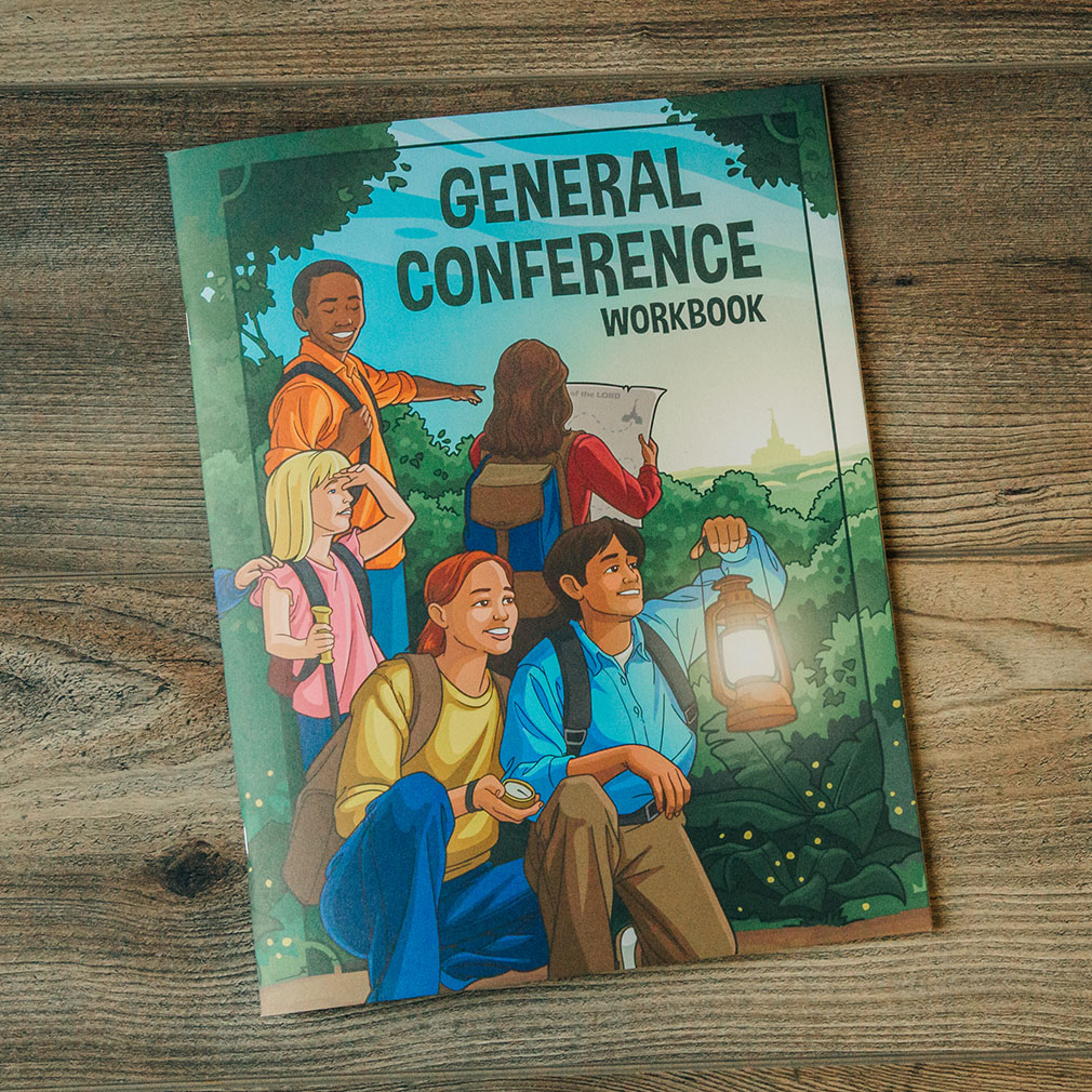 General Conference Workbook for Kids lds study journal, gospel study journal, conference journal, conference notes, general conference, general conference notes, general conference talks, kids workbook, workbook, kids activity book, kid, kids, child, children