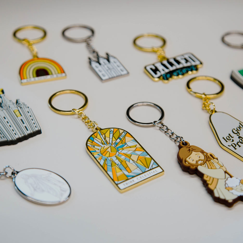 The Good Shepherd PVC Keychain - LDP-KC-TGS