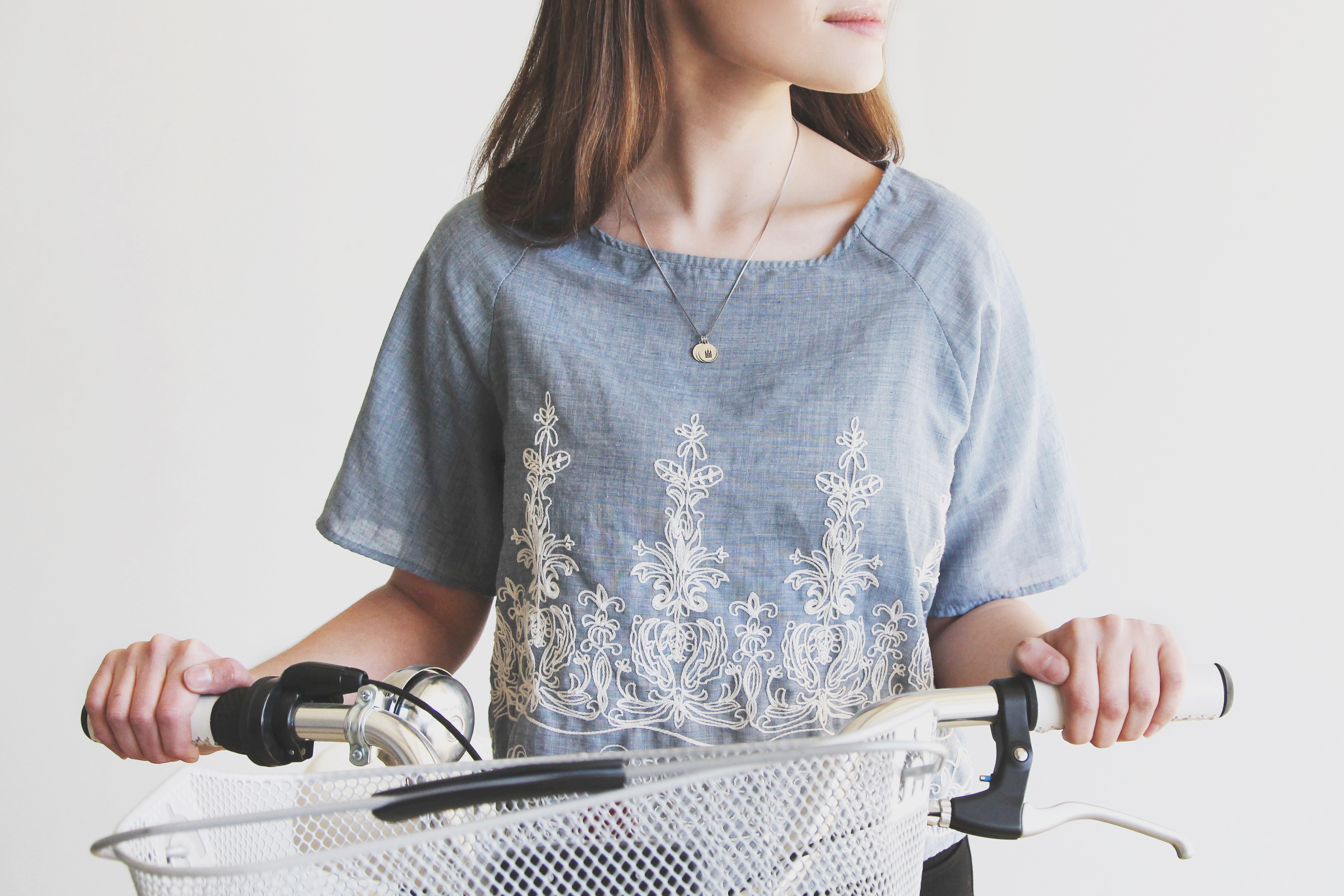 Temple Initial Charm Necklace - LDP-3CN1501