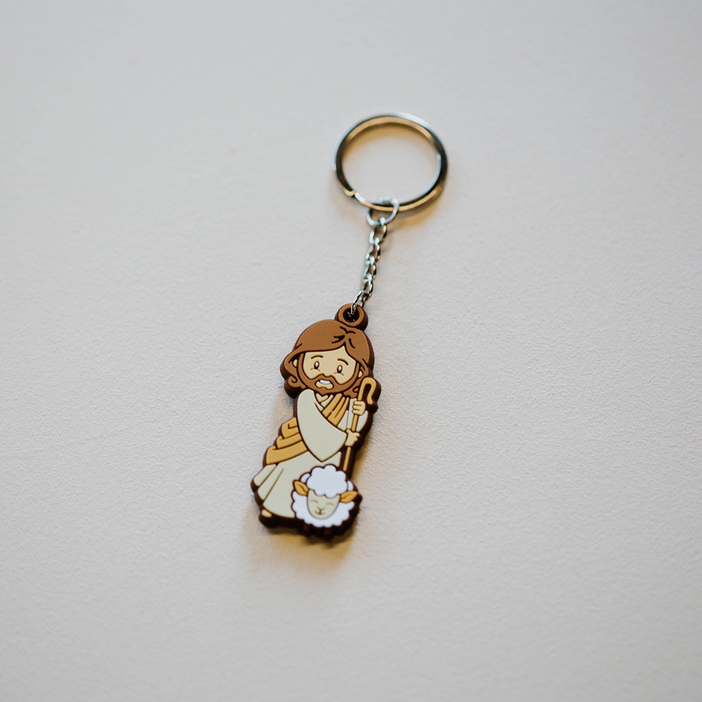 The Good Shepherd PVC Keychain - LDP-KC-TGS