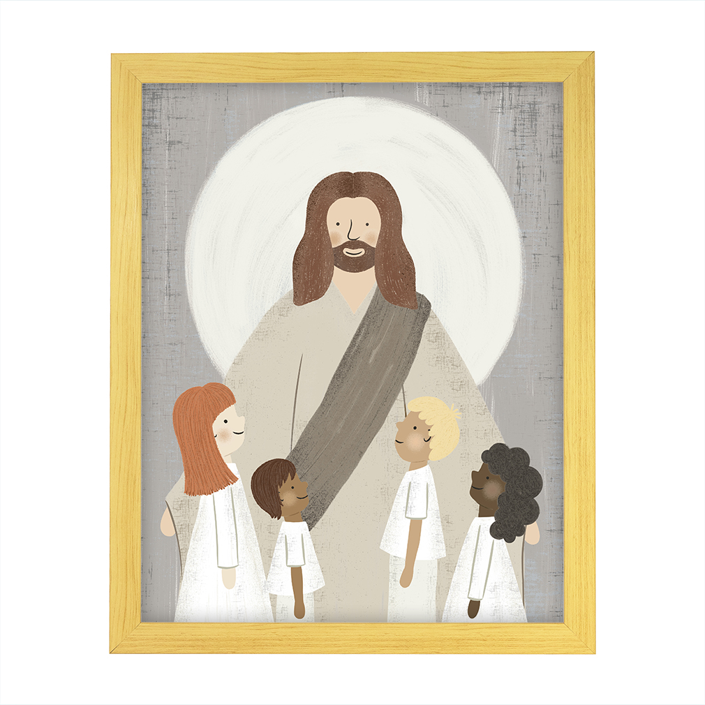 Jesus, Our Friend - Framed/Unframed Wall Art - LDP-ART-DA-JOF