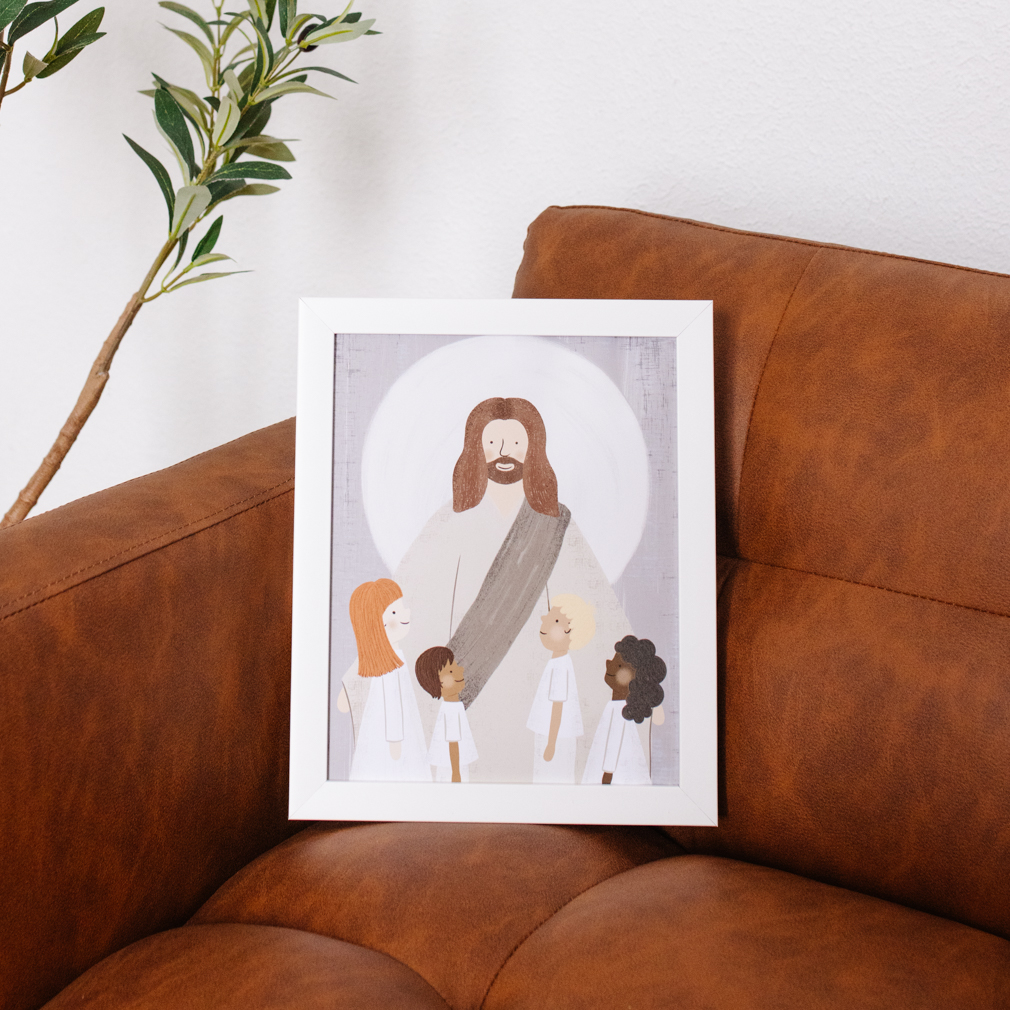 Jesus, Our Friend - Framed/Unframed Wall Art - LDP-ART-DA-JOF