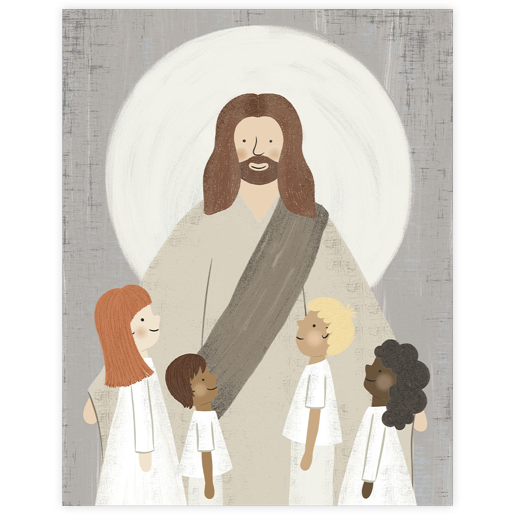 Jesus, Our Friend - Framed/Unframed Wall Art - LDP-ART-DA-JOF