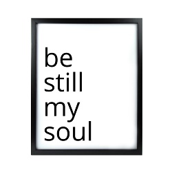 Be Still My Soul LDS Quote Wall Art - Modern Be Still My Soul LDS Quote Wall Art, lds quote wall art, lds wall art, framed lds quote, word art