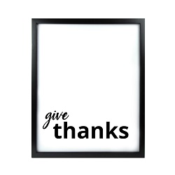 Give Thanks LDS Quote Wall Art - Modern Give Thanks  LDS Quote Wall Art, lds quote wall art, lds wall art, framed lds quote, word art