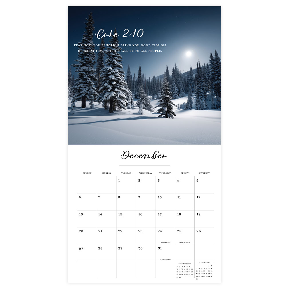 For the Beauty of the Earth 2026 Calendar - LDP-CAL-FBE