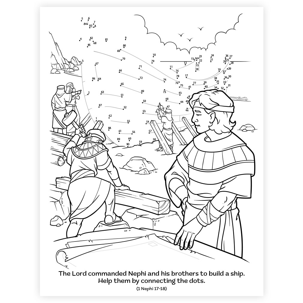 Book of Mormon Coloring &amp; Activity Book - LDP-CB-BOM