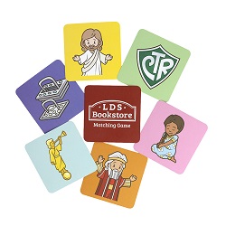 LDS Matching Card Game lds card game, lds matching game, lds matching card game