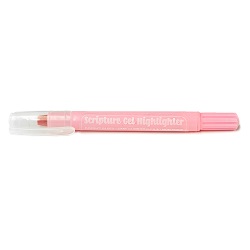 Pink Scripture Gel Highlighter scripture pencil, scripture crayon, scripture highlighters, scripture markers