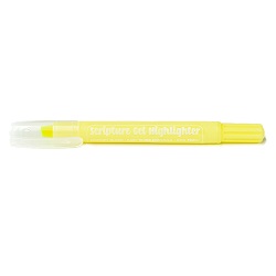 Yellow Scripture Gel Highlighter scripture pencil, scripture crayon, scripture highlighters, scripture markers, yellow highlighter