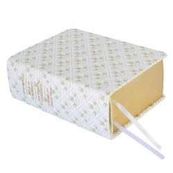 Hand-Bound Genuine Leather Quad - Heirloom Floral patterned scriptures, patterned LDS quad, hand-bound scriptures, genuine leather quad, Heirloom floral scriptures, pink LDS quad, LDS scripture set, handmade LDS quad, sheepskin leather scriptures, LDS gift, baptism gift, missionary gift, temple gift, scripture study, personalized scriptures, LDS quad combo, women’s LDS scriptures, custom LDS quad, floral scriptures, pink floral scriptures, floral quad