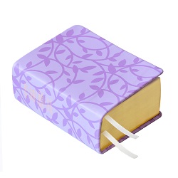 Hand-Bound Genuine Leather Triple - Grapevine purple scriptures, purple pattern scriptures, pattern scriptures, patterned scriptures, pattern lds scriptures, patterned lds scriptures, scriptures, lds scriptures