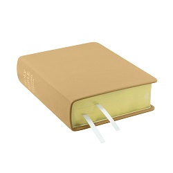 Hand-Bound Genuine Leather Bible - Beige pink lds scriptures, custom lds scriptures, pink lds scripture, pink Bible combination,color Bible combination scriptures,cream Bible combination scriptures