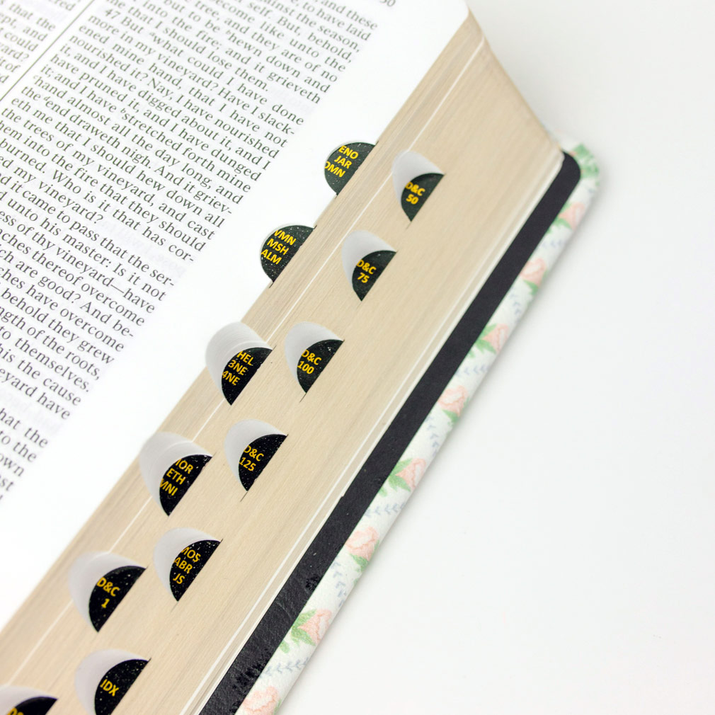 Hand-Bound Genuine Leather Quad - Heirloom Floral - LDP-HB-RQ-HF