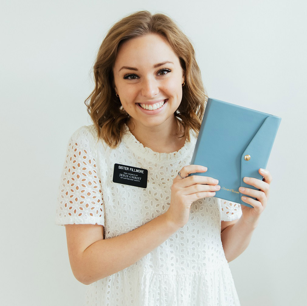 Hand-Bound Genuine Leather Quad - Sky Blue - LDP-HB-RQ-SBL