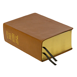 Hand-Bound Genuine Leather Quad - Caramel Brown brown lds scriptures, custom lds scriptures, brown lds scripture, brown quad,color quad scriptures,brown quad scriptures