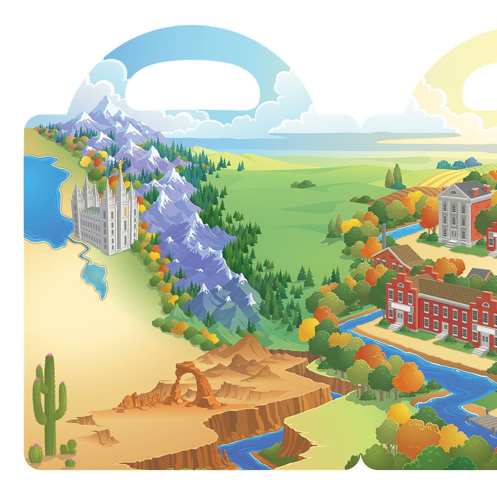 History of the Church Jelly Sticker Quiet Book  - LDP-JQB-CH