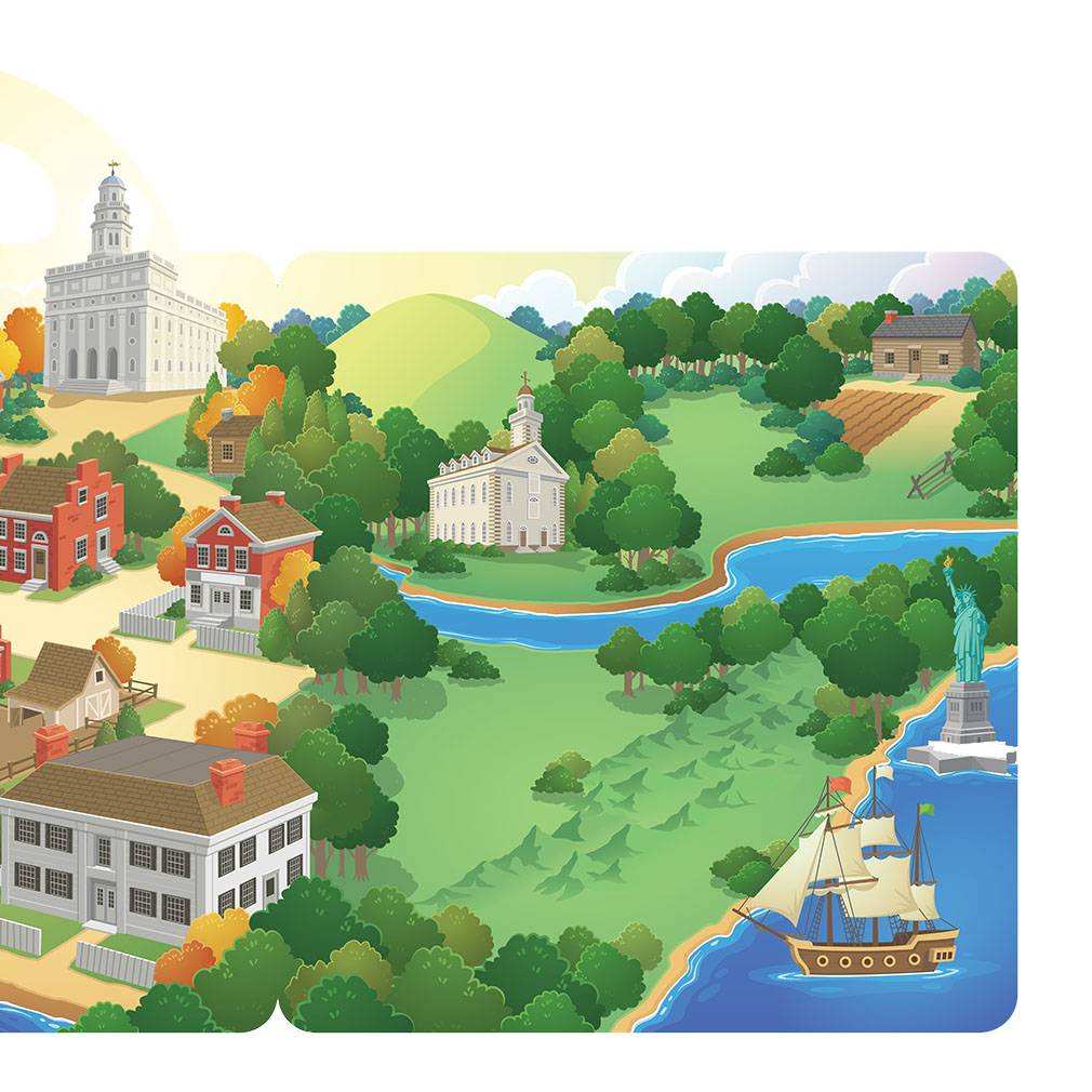 History of the Church Jelly Sticker Quiet Book  - LDP-JQB-CH