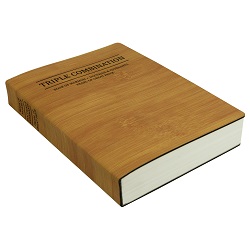 Leatherette Triple - Bamboo color lds scriptures, bamboo lds scriptures, lds scriptures