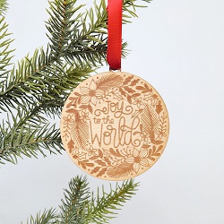Joy to the World Ornament joy to the world ornament, joy to the world, lds ornament, ornament, ornaments