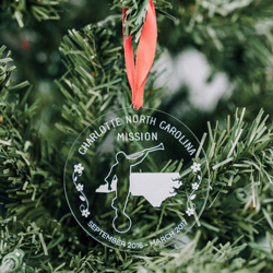 Flower Mission Ornament - Acrylic 