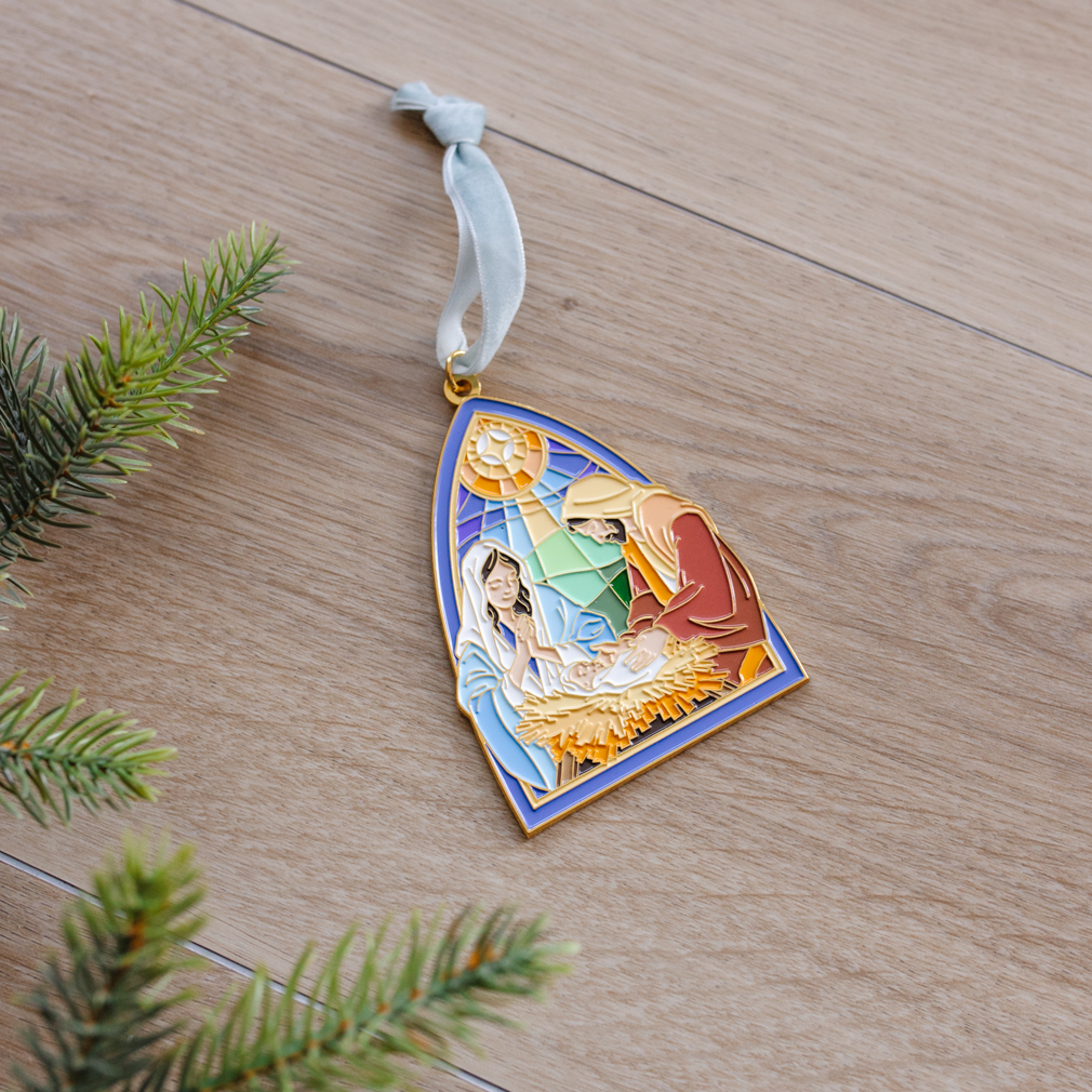 Nativity Enamel Ornament - LDP-ORN-NATE