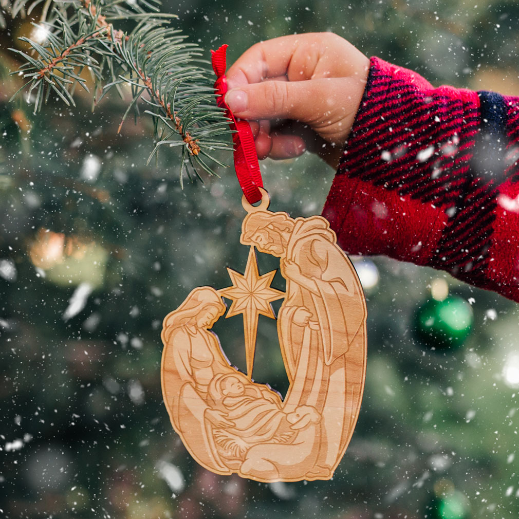 Let Us Adore Him Nativity Ornament - LDP-ORN-NATIVITY-1