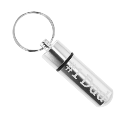 Silver Fathers Day Oil Vial sliver aluminum oil vial, durable oil vial ,durable oil vial lds, silver oil vial, oil vial, lds oil vial, priesthood oil vial, blessing oil vial, lds priesthood, priesthood, oil vials for oil, oil vials for lds, oil vials for latter-day saints, best oil vials, best lds oil vials, gifts for lds, lds gifts, lds men gifts, best lds men gifts, fathers day, fathers day gifts, dad gifts 