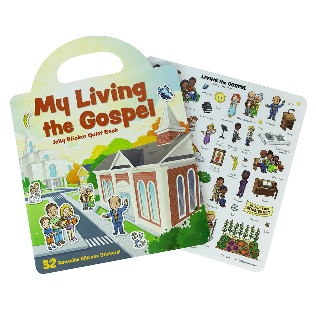 Living the Gospel Jelly Sticker Quiet Book - LDP-JQB-LG