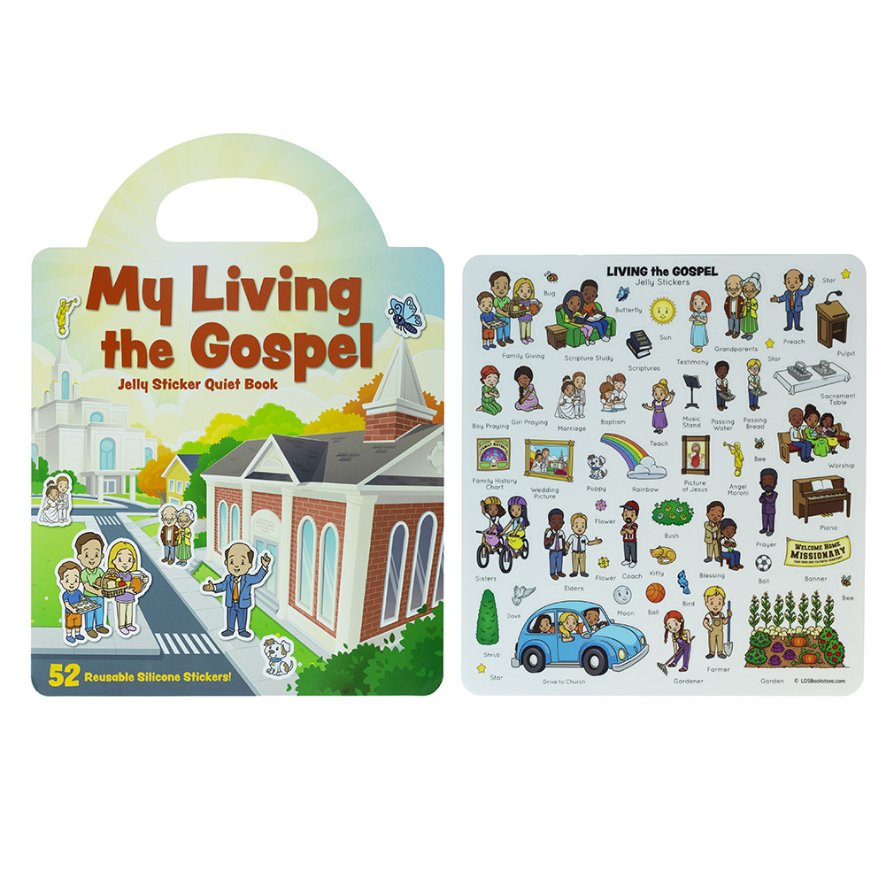 Living the Gospel Jelly Sticker Quiet Book - LDP-JQB-LG