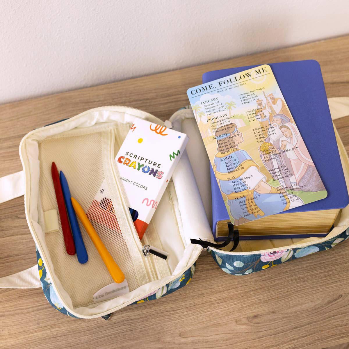 Scripture Case - Dark Floral - LDP-SCC-FLR