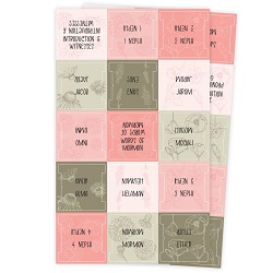 Book of Mormon Scripture Tabs - Floral scripture tabs, scripture index, book of mormon tabs, book of mormon index