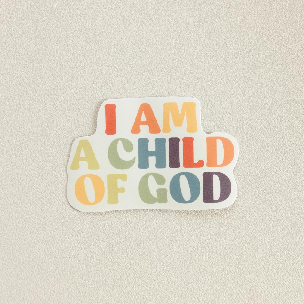 I am a Child of God Vinyl Sticker - LDP-VS-COG-1