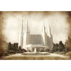 Washington D.C. Temple - Vintage 