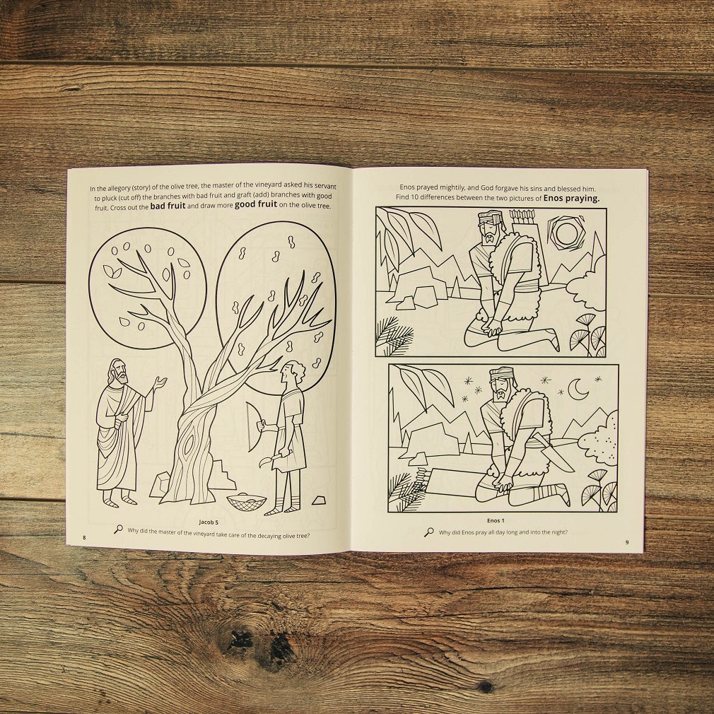 Scripture Stories Coloring Book: Book of Mormon - LDS-14025000