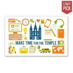Make Time for the Temple Recommend Holder 