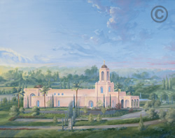 Newport Beach California Temple - Sketch 