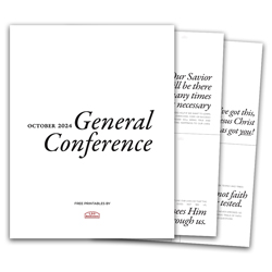 October 2024 General Conference Quotes - Digital Download general conference printable, general conference quotes, general conference quotes printable, general conference packet, quotes packet, quotes printable
