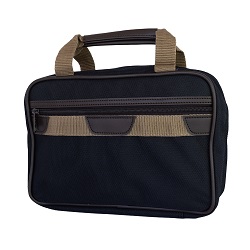 Large Scripture Case - Black & Tan large scripture case, black scripture case, leather scripture case