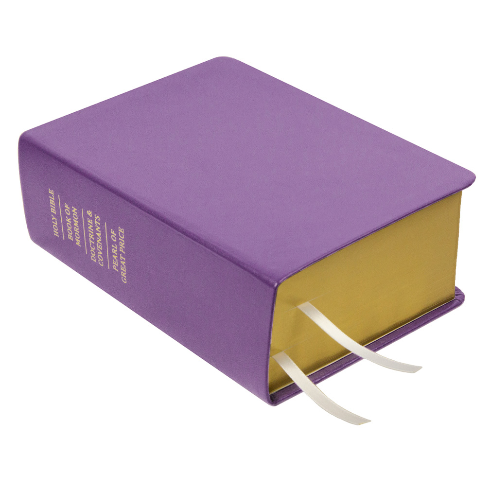 Hand-Bound Genuine Leather Quad - Lilac - LDP-HB-RQ-LLC