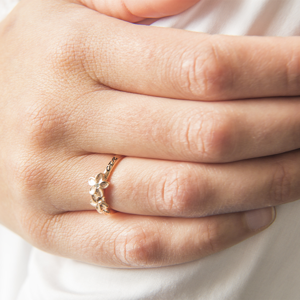 Plumeria CTR Ring - RM-C17970