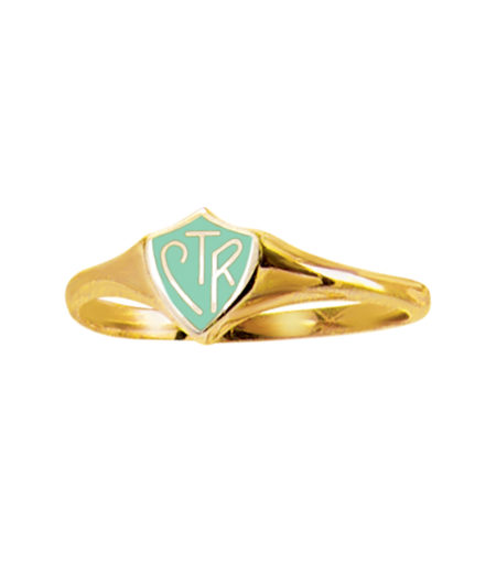 Mint &amp; Gold CTR Ring - Classic - RM-C18979