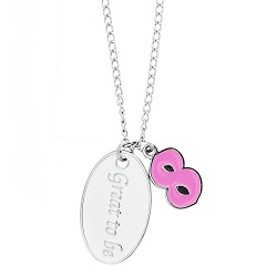 Pink Its Great To Be Eight Necklace 