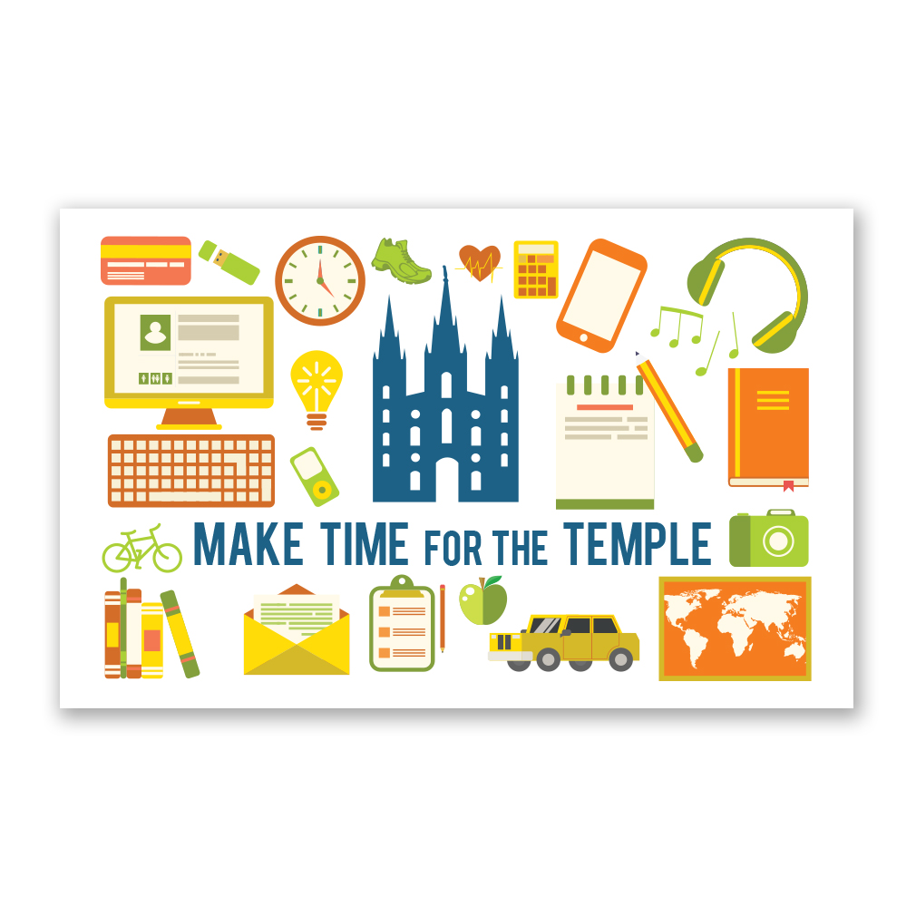 Make Time for the Temple Recommend Holder - LDP-REC10233
