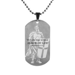 Whole Armor of God Dog Tag 